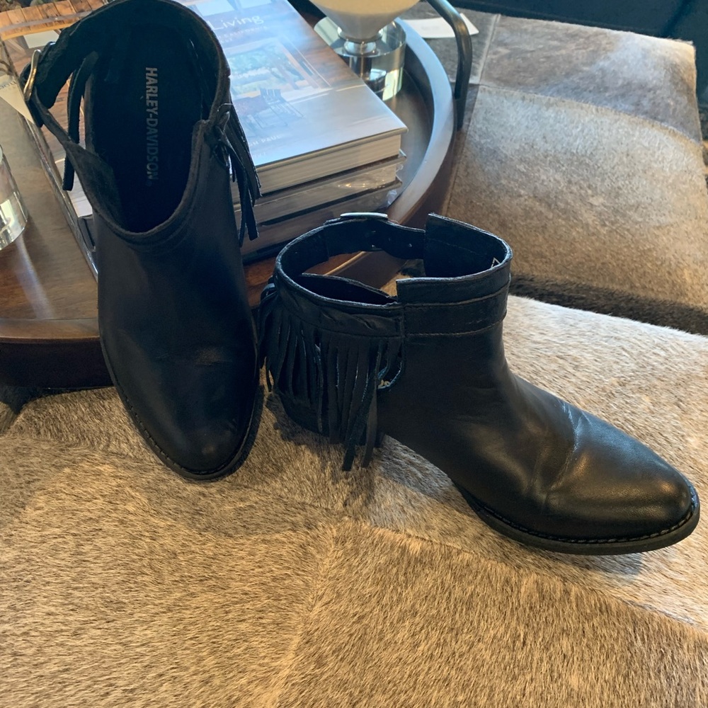 Harley Davidson Low Fringe Boots